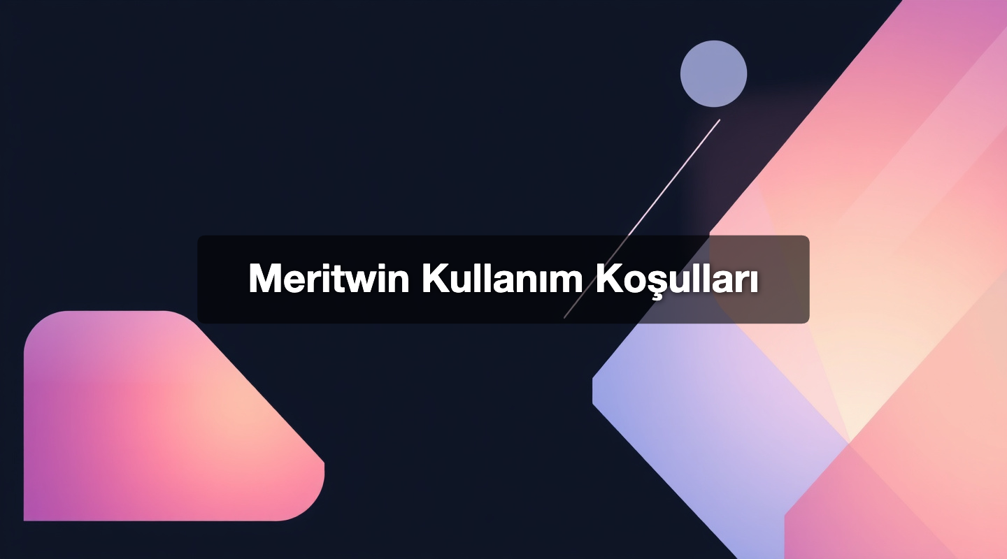 Meritwin Kullanım Koşulları